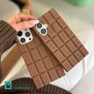 قاب گوشی شکلاتی هلو کیتی