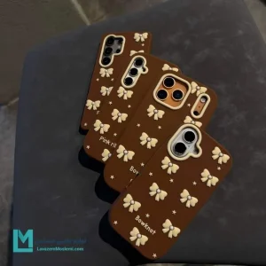 قاب گوشی سیلیکونی طرح پاپیون برجسته