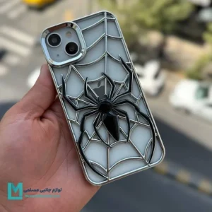 قاب گوشی برجسته طرح تار عنکبوت کد C3021 | لوازم جانبی مسلمی - لوازم جانبی مسلمی قاب گوشی برجسته طرح تار عنکبوت