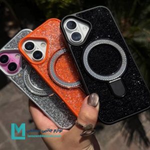 قاب گوشی سوارفسکی مگسیف شاین کد C3109 | لوازم جانبی مسلمی - لوازم جانبی مسلمی قاب گوشی سوارفسکی مگسیف شاین