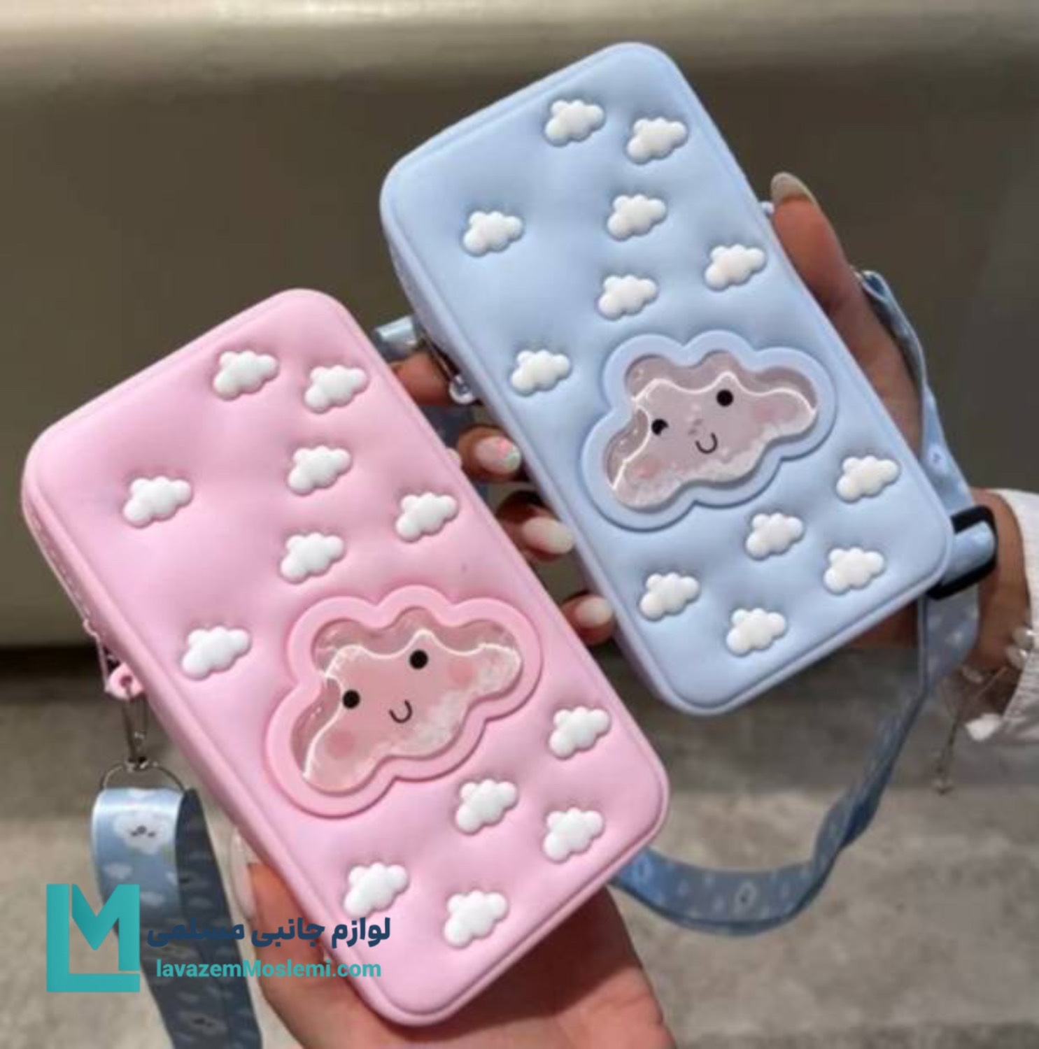 کیف سیلیکونی طرح ابر