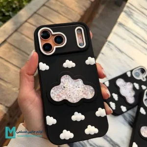 قاب گوشی آكواريومي ابري مشکی
