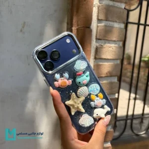 کاور شفاف گوشی با عروسک برجسته