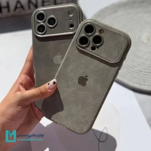 قاب گوشی لوکس مخملی موکا کد C3522 | لوازم جانبی مسلمی